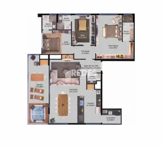Apartamento com 3 dormitórios, foto 4