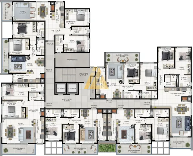 Apartamento com 2 dormitórios, foto 4