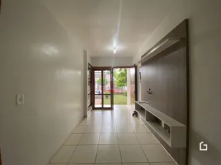 Corredor interno de uma propriedade em Lajeado, Brasil.