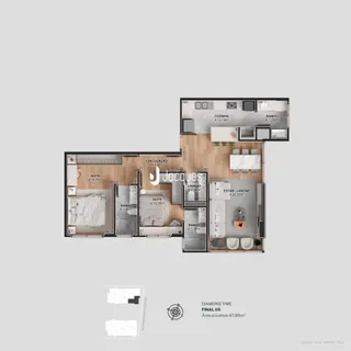 Apartamento com 2 dormitórios, foto 7