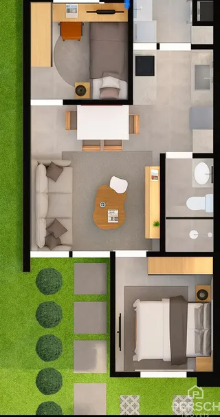 Casa geminada com 2 dormitórios, foto 3