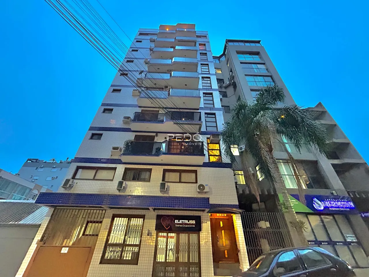 Fachada de um prédio residencial em Lajeado, Brasil.