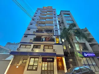Fachada de um prédio residencial em Lajeado, Brasil.