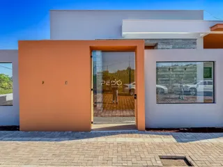 Fachada de uma residência em Lajeado, Brasil.
