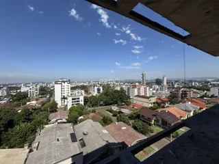 Vista aérea de uma área residencial em Lajeado, Brasil.
