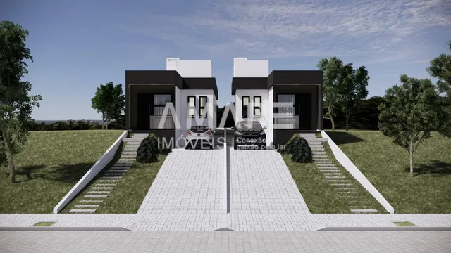 Casa geminada com 2 dormitórios