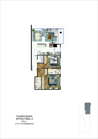 Apartamento com 1 dormitório, foto 22