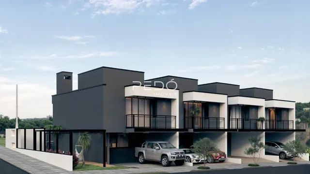Fachada moderna de um imóvel residencial em Lajeado, Brasil.