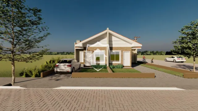 Casa geminada com 2 dormitórios