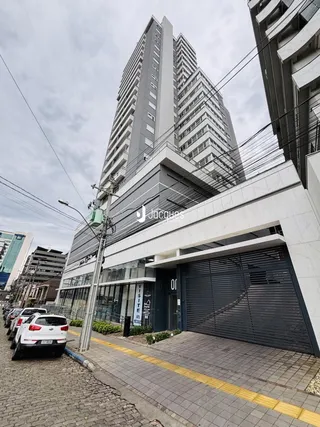 Fachada de um prédio residencial em Lajeado, Brasil.