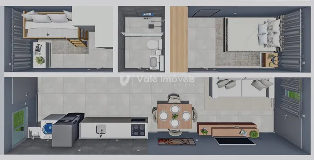 Casa geminada com 2 dormitórios, foto 3