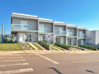 Fachada moderna de um imóvel residencial em Lajeado, Brasil.