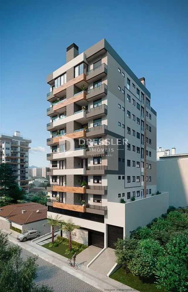 Fachada de um prédio residencial em Lajeado, Brasil.