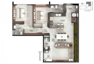 Apartamento com 2 dormitórios, foto 16