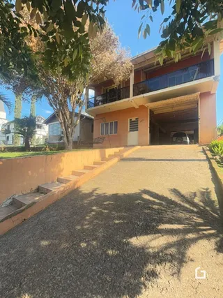 Vista da fachada de uma residência em Lajeado, Brasil.