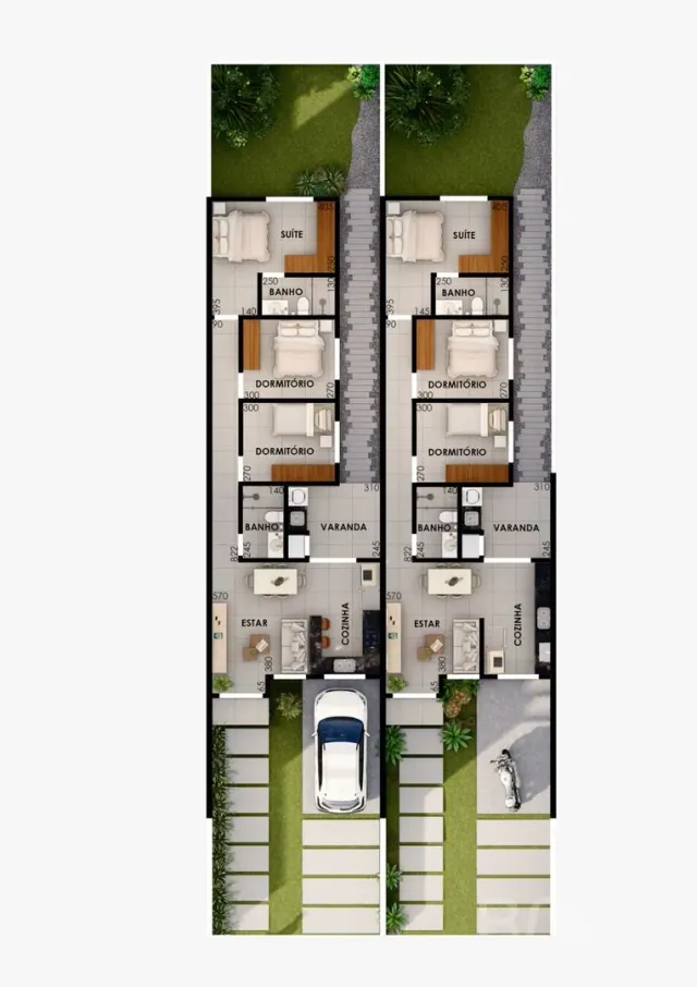 Casa geminada com 3 dormitórios, foto 3