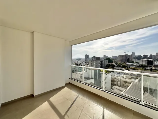 Vista da sala com vista para a cidade de Lajeado, Brasil.
