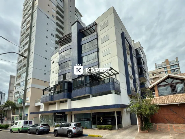 Fachada moderna de um edifício residencial em Lajeado, Brasil.