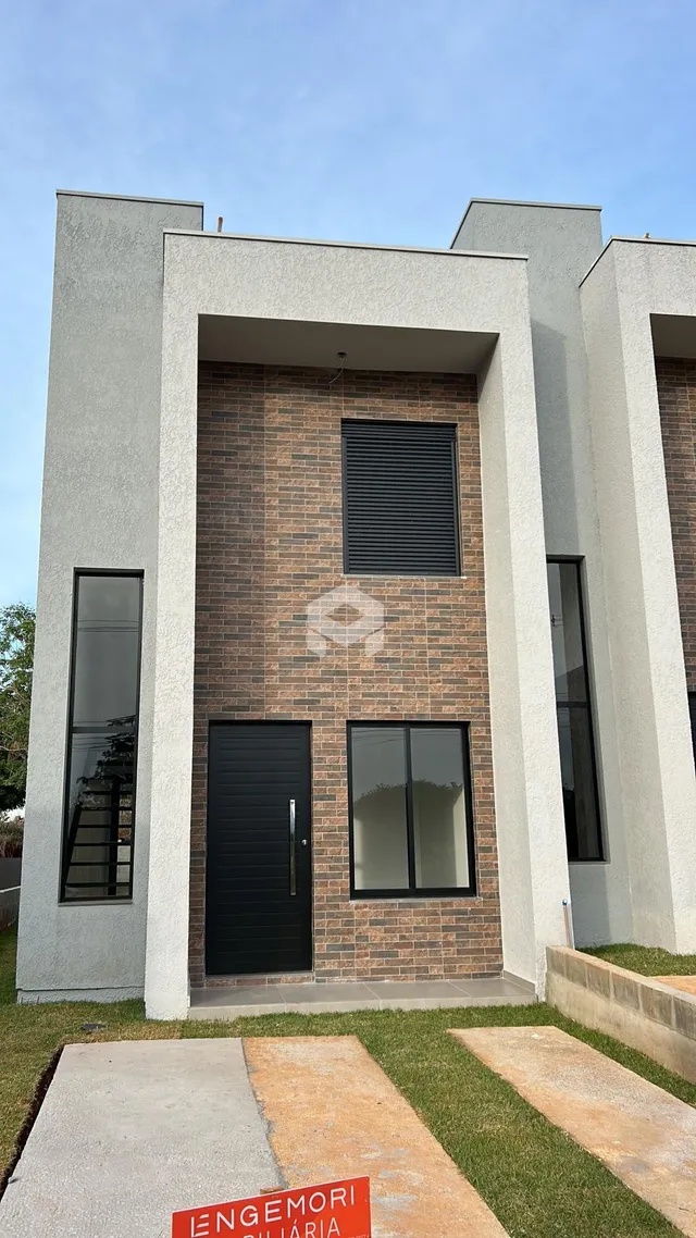Fachada de uma residência em Lajeado, Brasil.