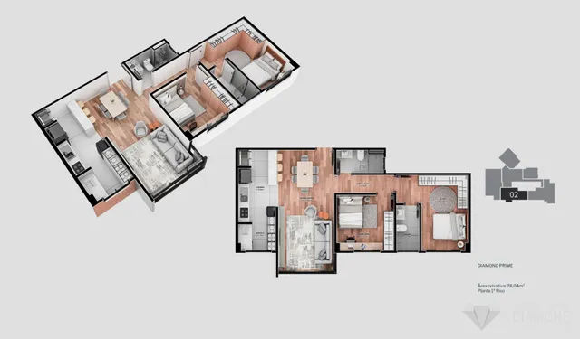 Apartamento com 2 dormitórios, foto 4