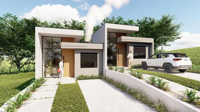 Casa geminada com 2 dormitórios, foto 2