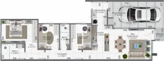 Casa geminada com 3 dormitórios, foto 12