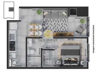 Apartamento com 2 dormitórios, foto 6