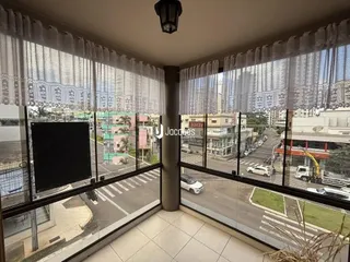 Vista da janela de um imóvel em Lajeado, Brasil.