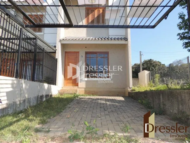 Fachada de uma residência em Lajeado, Brasil.