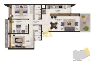 Apartamento com 2 dormitórios, foto 14