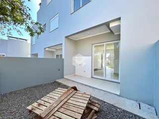 Fachada externa de uma residência em Lajeado, Brasil.