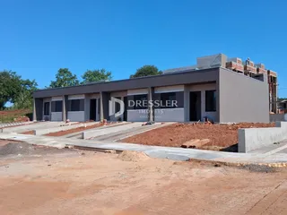 fachada de uma residência em construção em Lajeado, Brasil.