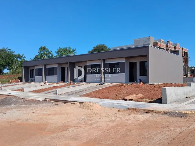 fachada de uma residência em construção em Lajeado, Brasil.