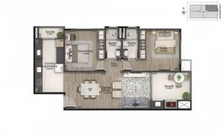 Apartamento com 2 dormitórios, foto 8