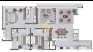 Apartamento com 3 dormitórios, foto 2