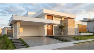 Fachada moderna de uma residência em Lajeado, Brasil.
