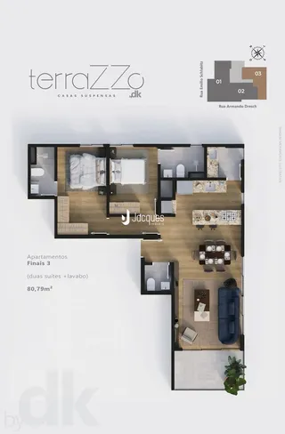 Apartamento com 2 dormitórios, foto 9