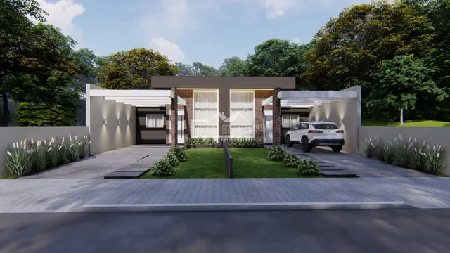 Casa geminada com 2 dormitórios