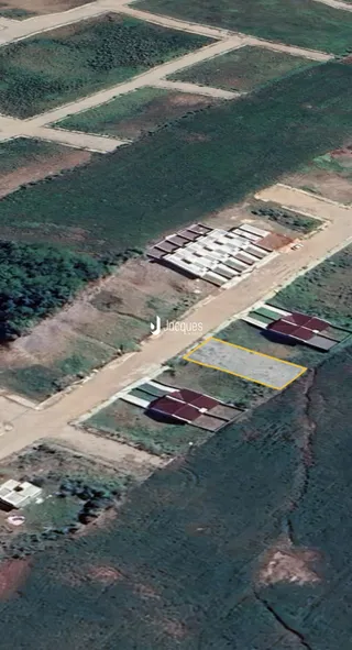 Vista aérea de terrenos rurais no Brasil