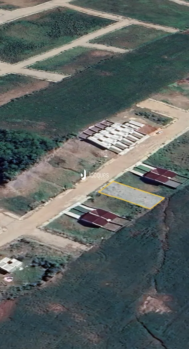 Vista aérea de terrenos rurais no Brasil
