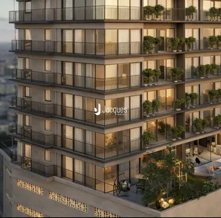 Fachada de um edifício residencial em Lajeado, Brasil.