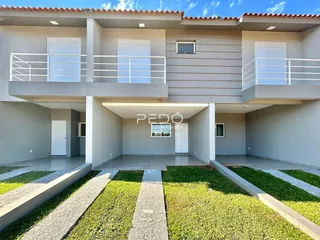 Fachada de um imóvel residencial em Lajeado, Brasil.
