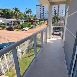 Vista da varanda de um imóvel em Lajeado, Brasil.