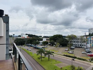 Vista da rua e paisagem urbana de Lajeado, Brasil.