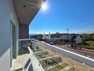 Vista da varanda de uma propriedade em Lajeado, Brasil.