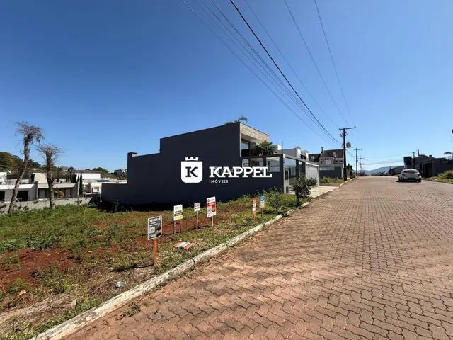 Fachada de um imóvel moderno em Lajeado, Brasil.