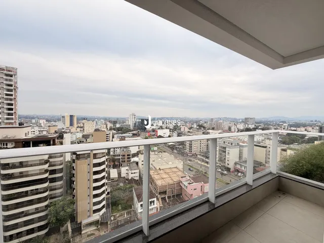 Vista da varanda de um prédio em Lajeado, Brasil.