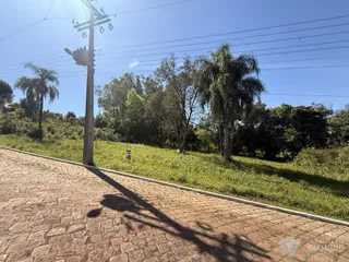 Vista da paisagem e da estrada em Lajeado, Brasil.