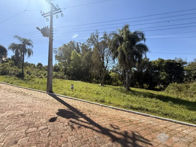 Vista da paisagem e da estrada em Lajeado, Brasil.