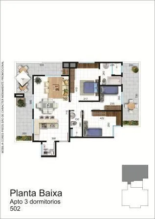 Apartamento com 3 dormitórios, foto 18